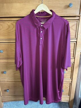 Michel Rouen Performance Polo Mens Big & Tall Size 4XL Stretch Comfort Cooling